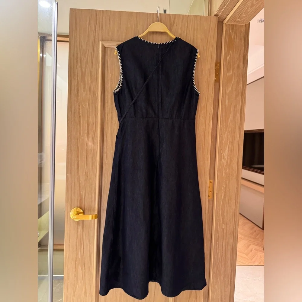 Chanel Denim Sleeveless Dress - Picture 2 of 6